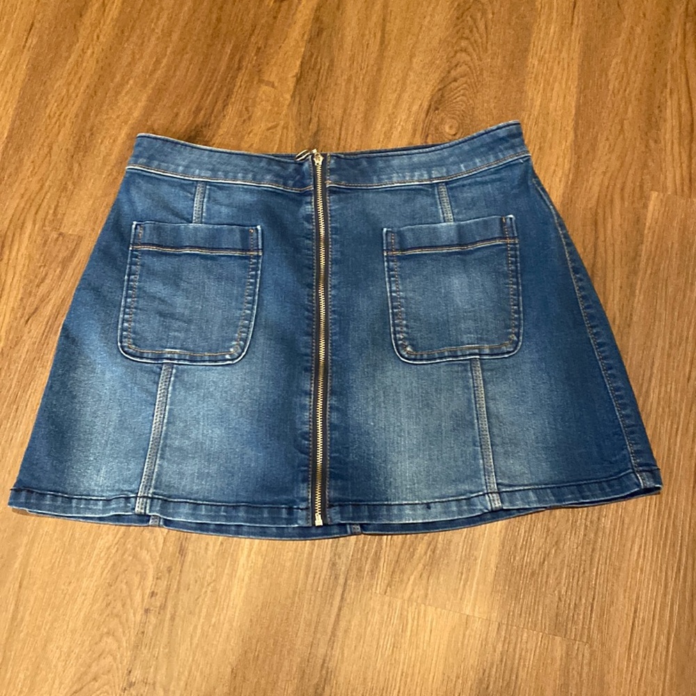 Hollister A-Line Jean Skirt